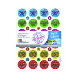 Image of Fun Stickers 585 Ask Me Why A5 (Pack of 15) Mars 1914