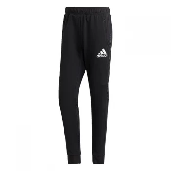 Image of adidas AEROREADY Designed To Move Sport Motion Logo Jogge - Black / White