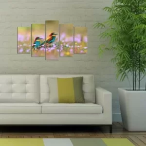 Image of 5MX-115 Multicolor Decorative MDF Painting (5 Pieces)