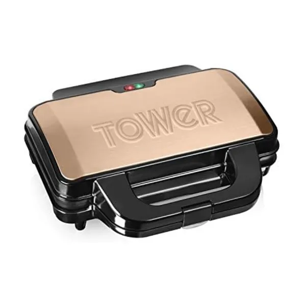 Image of Tower Infinity Deep Fill Sandwich Maker 900w - Rose Gold TJ Hughes 5056032956360
