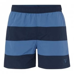 Image of Gant Rugby Swim Shorts - Blue