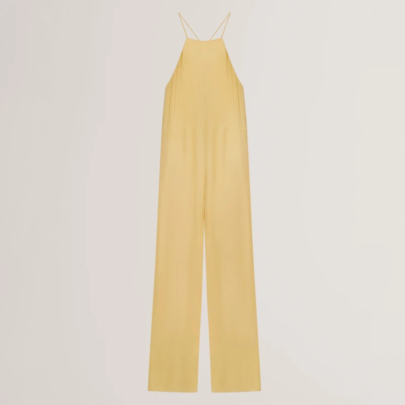 Image of Ted Baker Ted BltHaltNk J/suit Ld62 Lt-Yellow female 8 (XS)