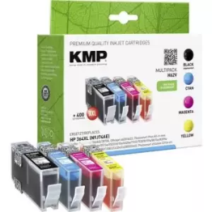 Image of KMP Ink cartridge replaced HP 364XL Compatible Set CMYK H62V 1712,0005