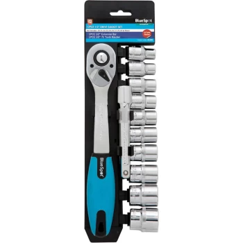 Image of Bluespot - 01500 12 Piece 1/2' Ratchet & Socket Set