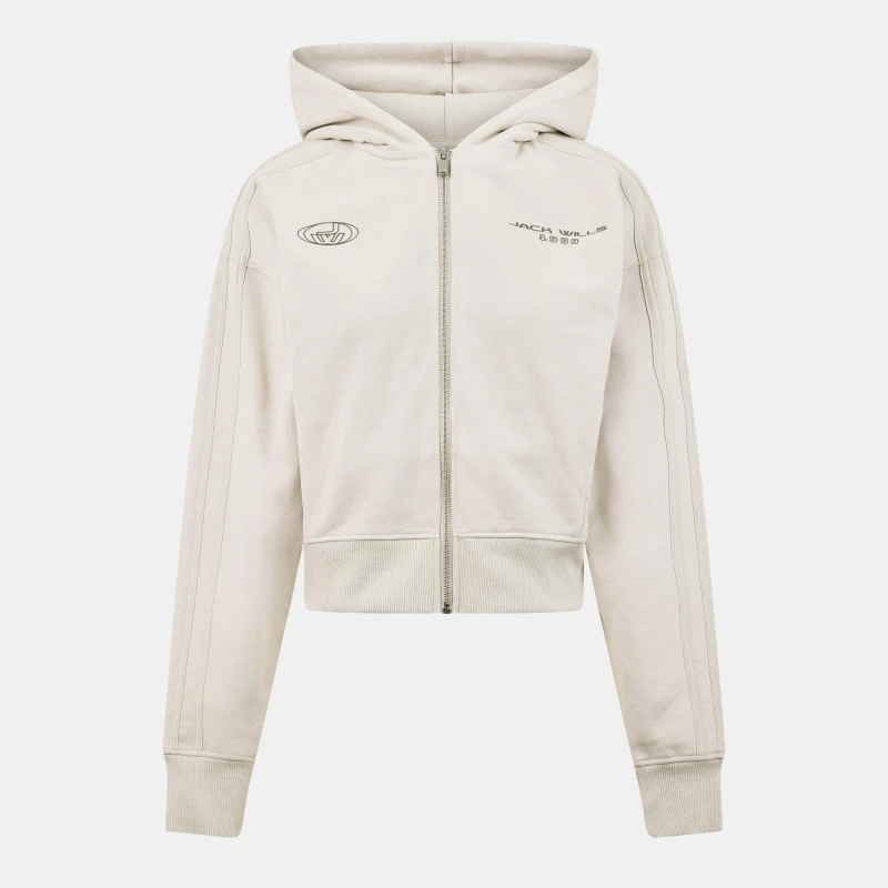 Image of Jack Wills Zip Through Hoodie - Green Green 6