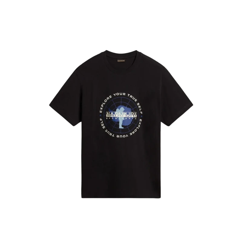 Image of T-Shirt Napapijri Hill Noir Male L