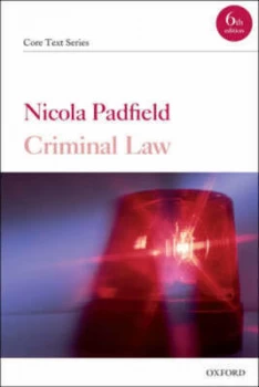 Image of Criminal Law by Nicola Padfield Paperback