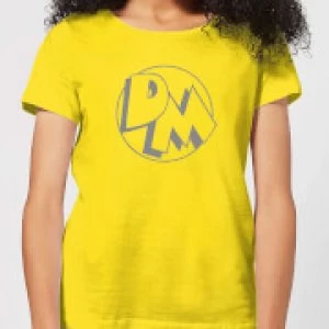 Image of Danger Mouse Initials Womens T-Shirt - Yellow - M