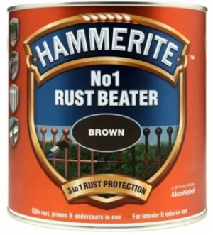 Image of No.1 Rustbeater Dark Brown 2.5 Litre 5092813 HAMMERITE
