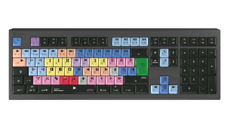 Image of Logickeyboard LKB-MCOM4-A2M-UK keyboard Gaming USB QWERTY English Blac