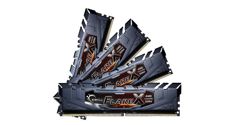Image of G.Skill Flare X (for AMD) F4-3200C16Q-32GFX memory module 32GB 4 x 8