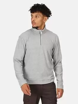 Image of Regatta Freddie Flintoff - Shorebay Zip Neck - Grey Size M Men