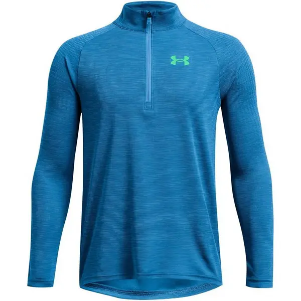 Image of Under Armour Tech Textured half Zip Performance Jackets 7-8 (S) Blue 55864618175