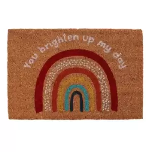 Image of Rainbow Natural Doormat