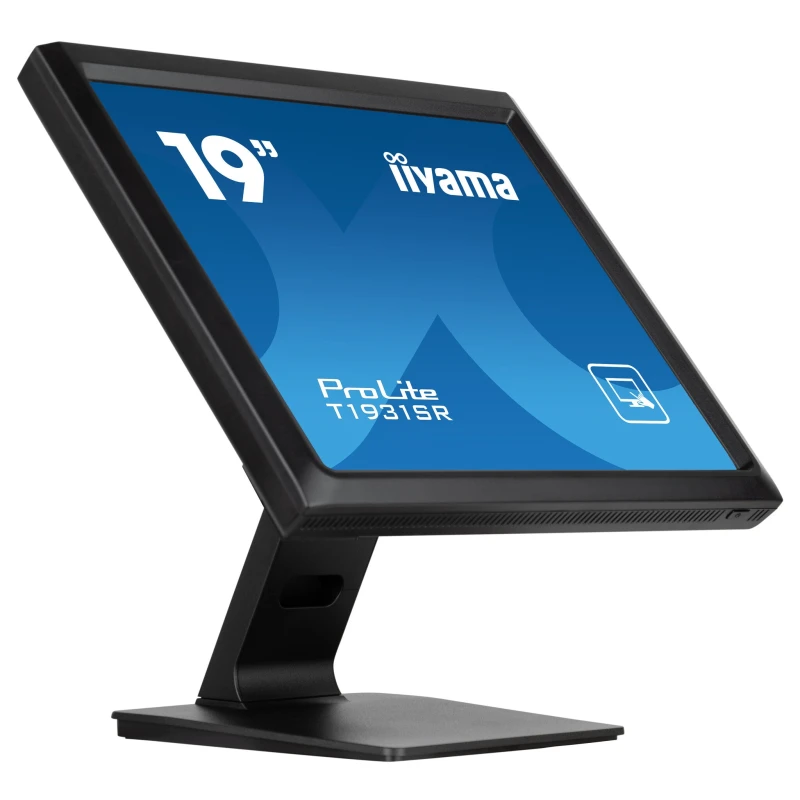Image of iiyama iiyama ProLite T1931SR-B1S computer monitor 48.3cm (19") 1280 x 1024 pixels SXGA LCD Touch Screen Black T1931SR-B1S
