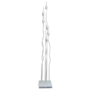 Image of Multi Arm Floor Lamp White Metal