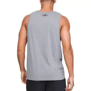 Image of Under Armour Mens Sportstyle Logo Wicking Fitness Tank Top S - Chest 34-36' (86.4-91.4cm)