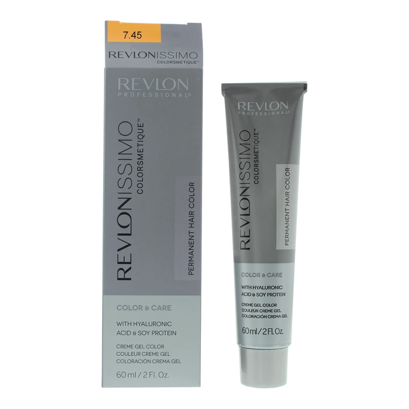 Image of Revlon Revlonissimo Colorsmetique 7.45 Medium Mahogany Copper Blonde Hair Colour