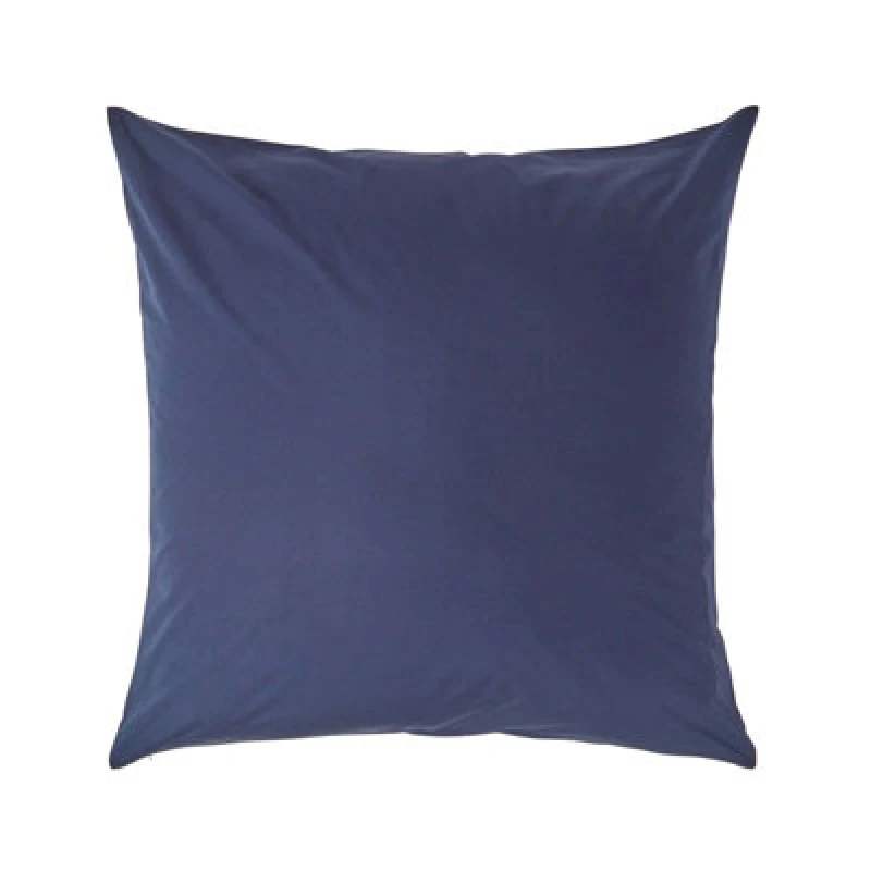 Image of Homescapes Navy Blue Continental Egyptian Cotton Pillowcase 200 Tc, 60 X 60 Cm