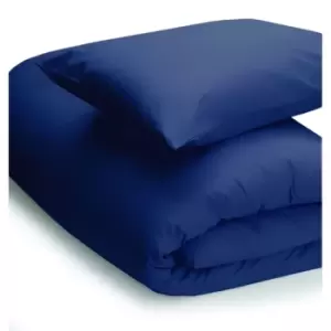 Image of Easy Care Minimum Iron Duvet Cover Double Navy