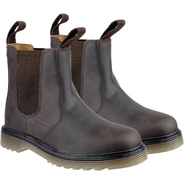 Image of Amblers Mens Chelmsford Dealer Boots 03717-01819-15 Colour: Brown