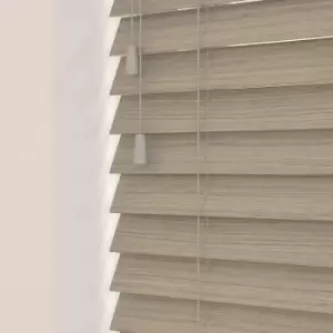 Image of Wooden Venetian Blinds With Strings