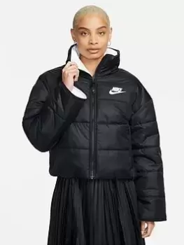 Image of Nike NSW Classic Jacket - Black/White, Size S, Women