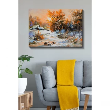 Image of Kanvas Tablo (70 x 100) - 187 Multicolor Decorative Canvas Painting