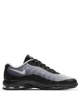 Image of Nike Air Max Invigor Print Childrens Trainer, Black/Grey, Size 10