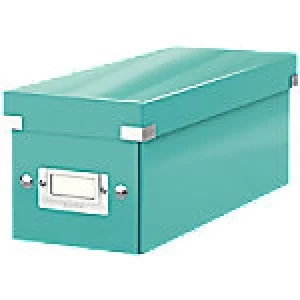 Image of Leitz Click & Store CD or Media Storage Box Ice Blue