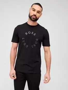 Image of BOSS Tee 4 T-Shirt, Black, Size S, Men