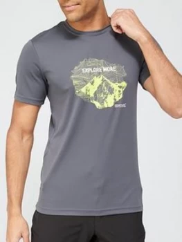 Image of Regatta Fingal Logo T-Shirt - Grey