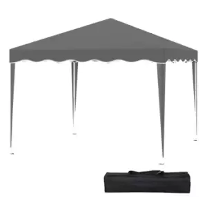 Image of Outsunny 3X3M Pop Up Gazebo Marquee Tent For Garden With Carry Bag - Grey