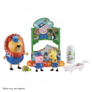 Image of Peppa's Day at the Zoo Book Playset