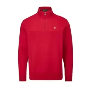 Image of Farah Golf Mid Layer - Red