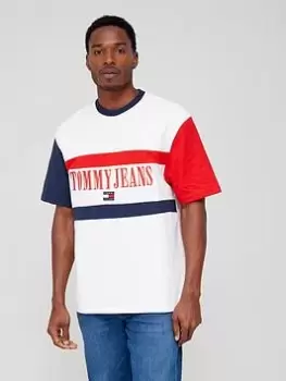Image of Tommy Jeans Tommy Jeans Tjm Skater Archive Block T-Shirt