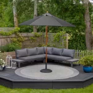 Image of Kratos 2.5m Wooden Parasol