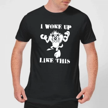 Image of Looney Tunes I Woke Up Like This Mens T-Shirt - Black - 5XL