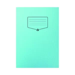 Image of Silvine Recycled Exercise Book 7mm Square 64 Pages A4 Blue (Pack of 10) EXRE104