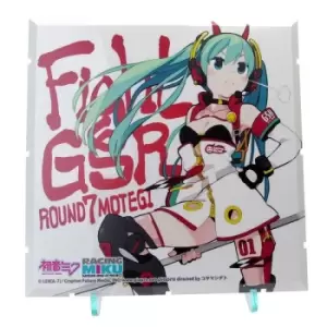 Image of Dioramansion 150 Decorative Parts Racing Miku 2020 Pit Optional Panel Rd.7 MOTEGI