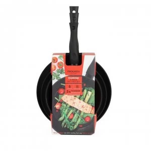 Image of Progress Progress 3Pc DiamFryPan13 - Black