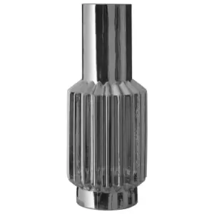 Image of Interiors by PH Large Onice Silver Glass Vase