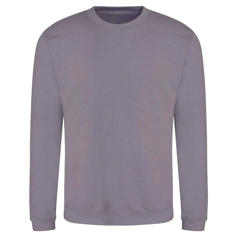 Image of AWDis AWDis Just Hoods Crew Neck Plain Sweatshirt (280 GSM) in Pale Lilac Size: X-Small Pale Lilac XS Unisex 5063425550210