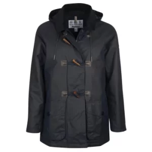 Image of Barbour Womens Merlin Wax Jacket Royal Navy 12