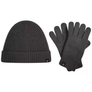 Image of Dare 2b Mens Intrinsically Hat & Gloves Set - Grey