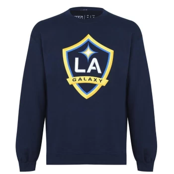 Image of MLS Logo Crew Sweatshirt Mens - LA Galaxy