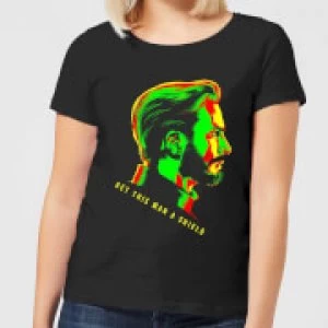 Image of Avengers Get This Man A Shield Womens T-Shirt - Black - S