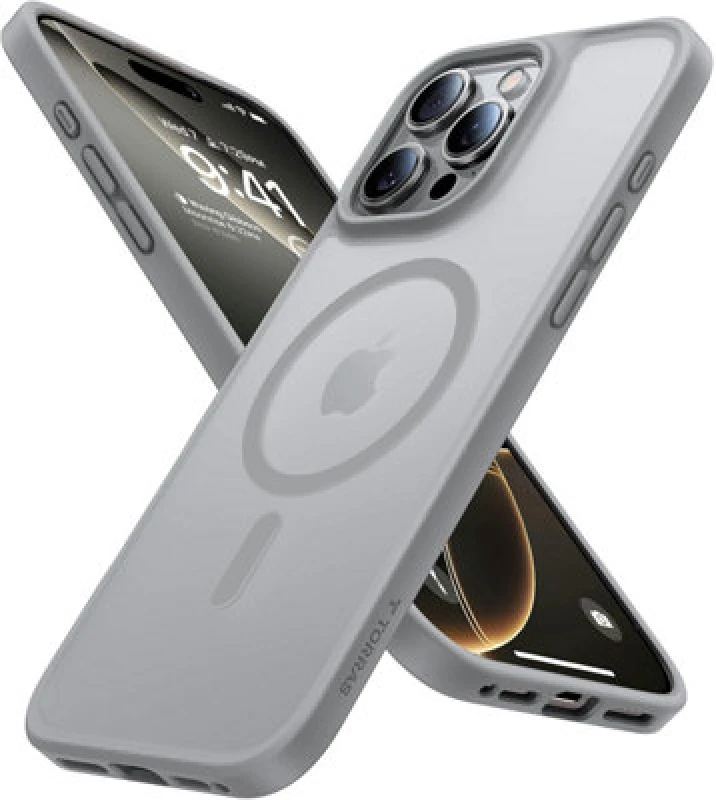 Image of Torras Guardian Magnetic Case For iPhone 16 Pro Max Grey
