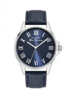 Image of Ben Sherman Blue Dial Blue Strap Watch, Blue, Men