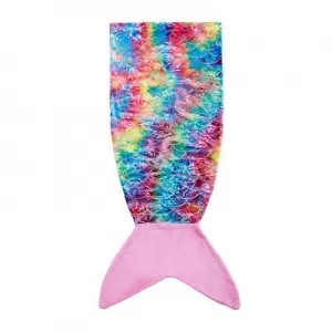 Image of Mermaid Tail Blanket Rainbow (Adult / Teen)